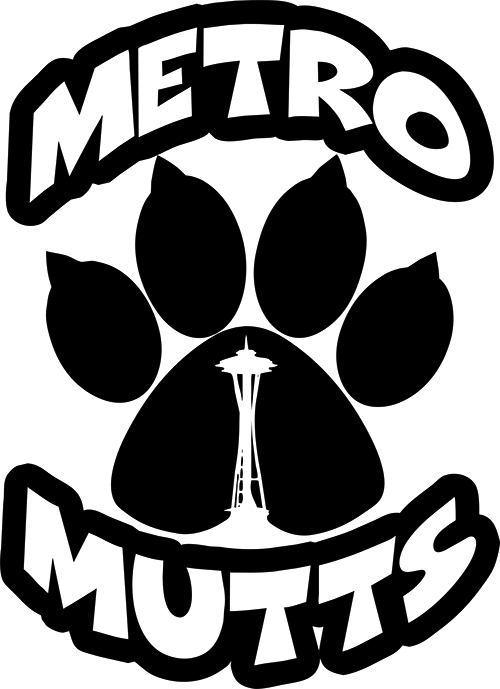 Logo design for Metro Mutts Dog grooming.