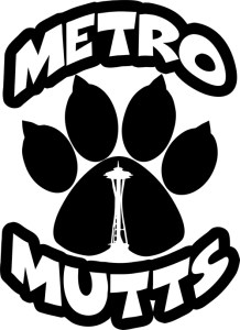 Logo design for Metro Mutts Dog grooming.